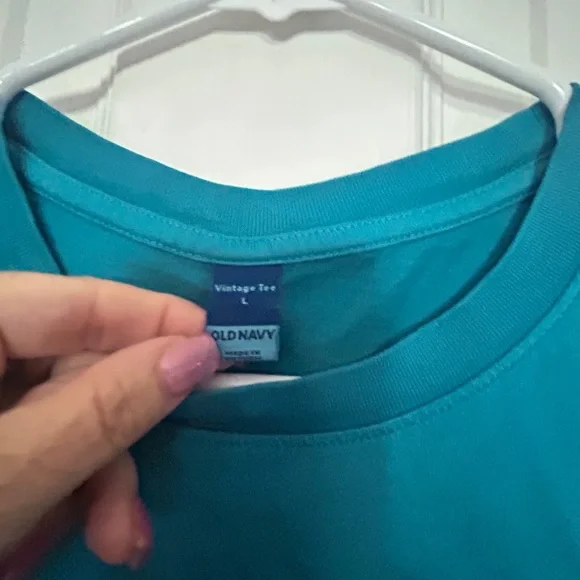 Old Navy Turquoise Vintage Tee - Picture 3 of 3